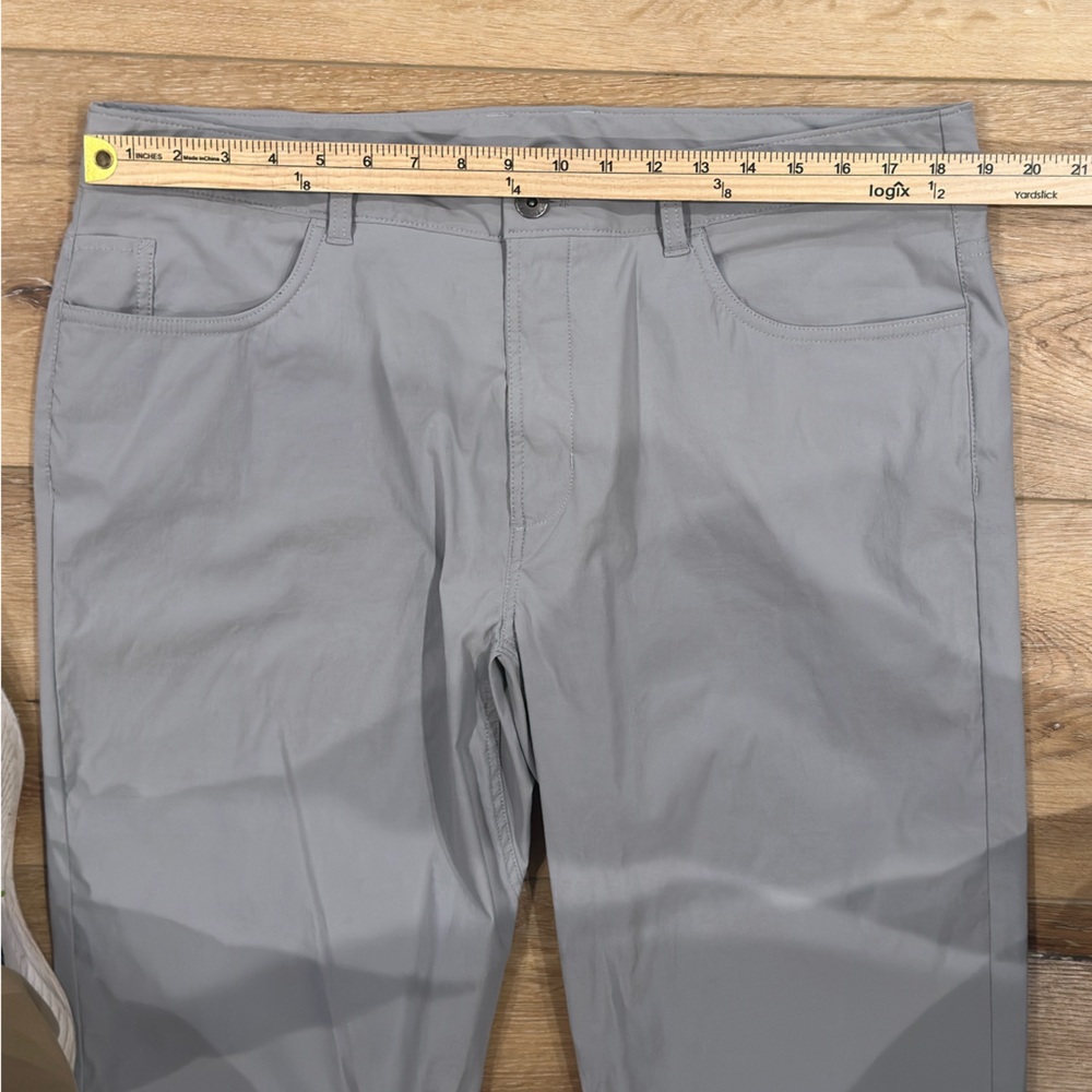 The North Face Sprag 5 Pocket Pants Mens Size 38 Waist Light Gray Nylon Outdoors - Picture 3 of 8